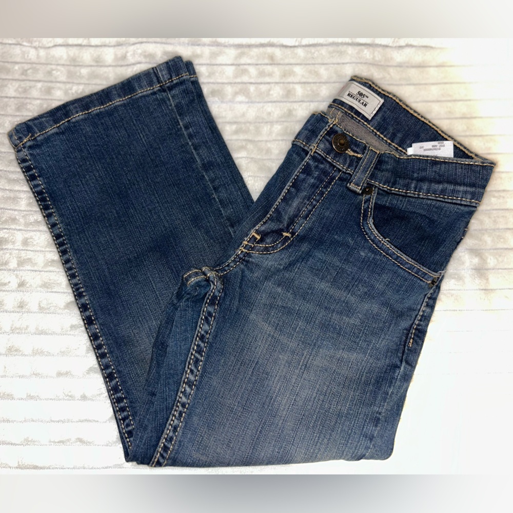 Levi's 505 Regular Boys Blue Denim Jeans